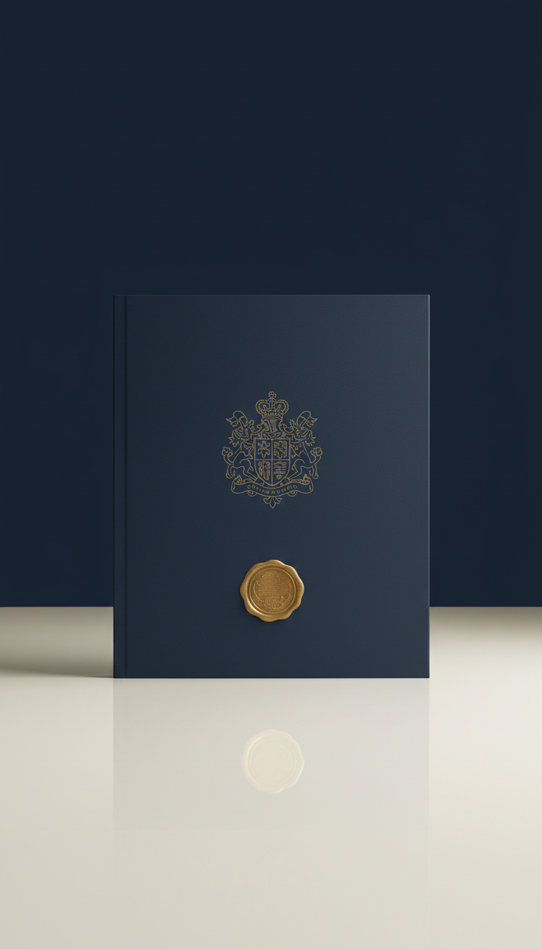 Company Formation Folder with Gold Seal